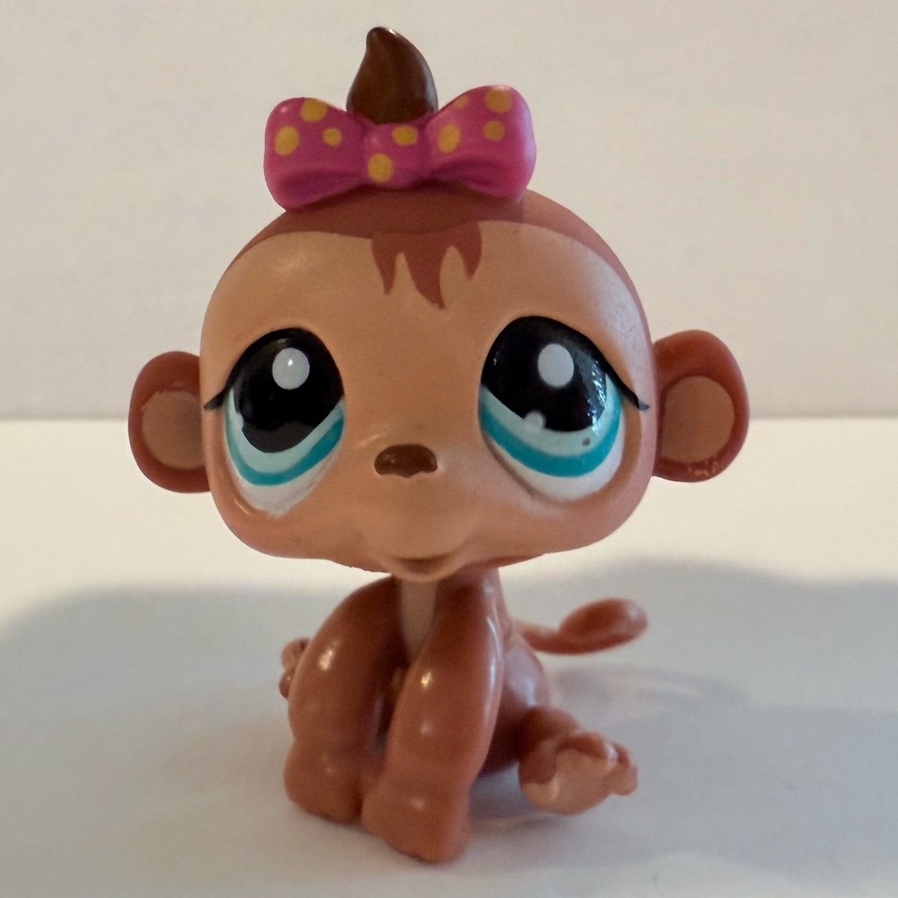 Littlest Pet Shop LPS 1422 Monkey My Collector Diary ~ AUTHENTIC